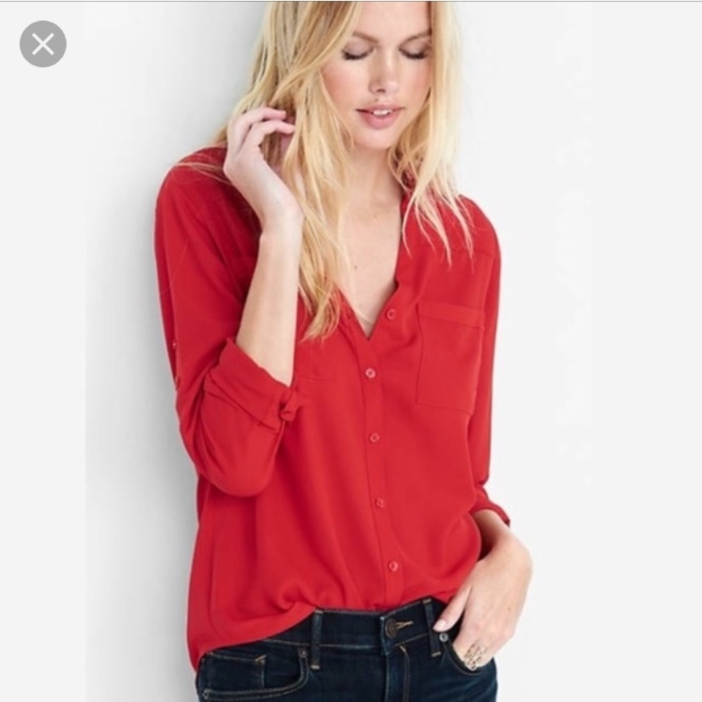 LIKE NEW Express Portofino Red size small
